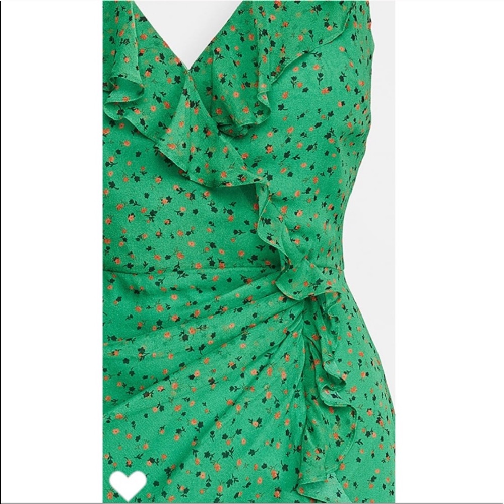 Veronica Beard Ruffle Trim Petal Silk Dress NWT - Picture 11 of 12